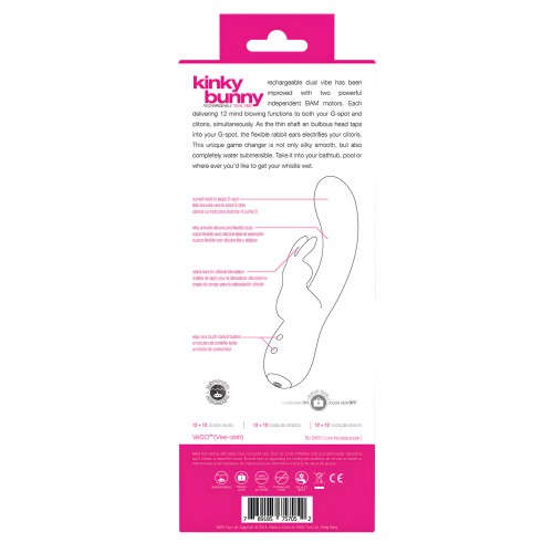 VeDO Kinky Bunny Plus Vibrador Doble Recargable