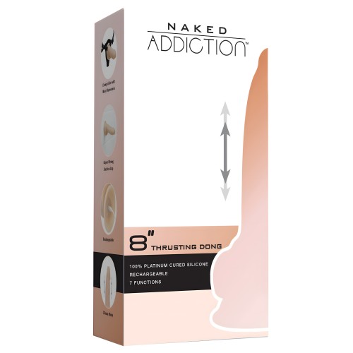 Naked Addiction 9" Thrusting Dong