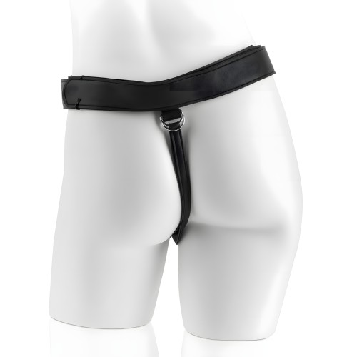 King Cock Strap-On Harness w/8" Cock Tan