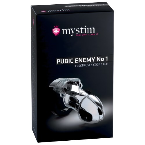 Cárcel para Pene Mystim Pubic Enemy #1 - Transparente