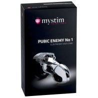 Mystim Pubic Enemy #1 Cock Cage - Clear
