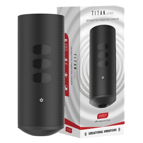 Kiiroo Titan Masturbador Interactivo - Negro | Placer Máximo
