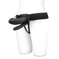 Lux Fetish Vibrating Strap-On - Double Penetration Pleasure