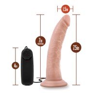 Blush Dr. Skin Dr. Dave 7" Cock w/Suction Cup - Vanilla