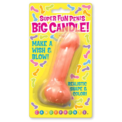 Super Fun Big Penis Candle - Flesh