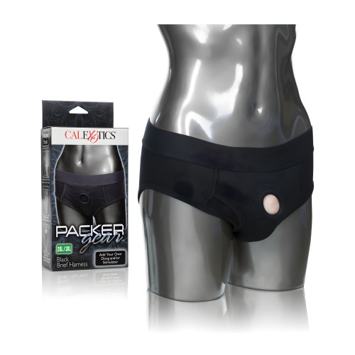 Packer Gear Brief Harness 2XL/3XL - Black - Comfortable & Supportive