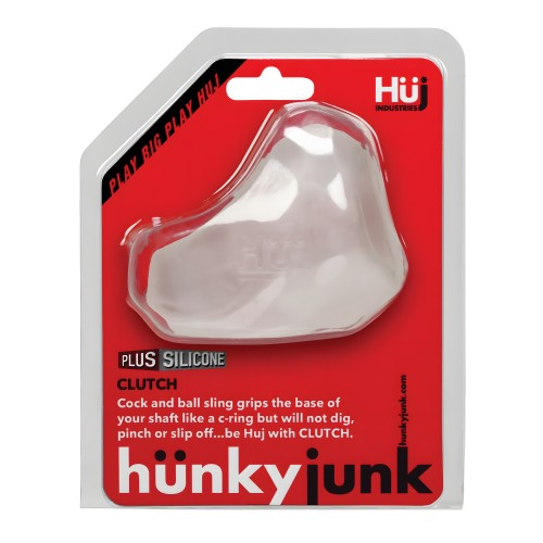 Hunky Junk Clutch Sling para Pene y Testículos - Transparente