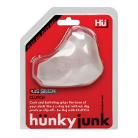 Hunky Junk Clutch Sling para Pene y Testículos - Transparente