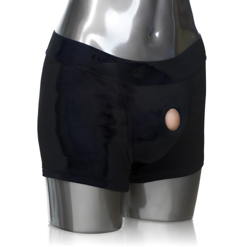 Packer Gear Boxer Brief Harness XL/2XL - Black