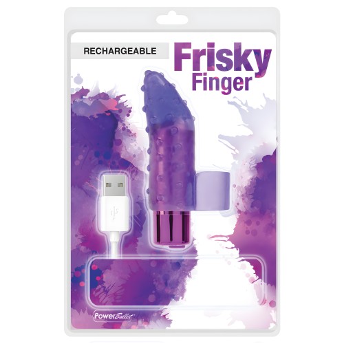 Frisky Finger Recargable - Púrpura