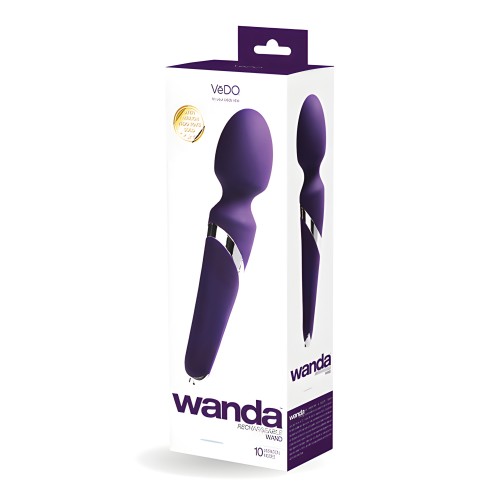 VeDO Wanda Rechargeable Wand - Deep Purple