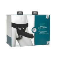 Conjunto de 4 Piezas Strap On Body Extensions - Negro