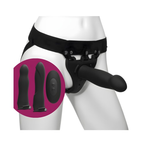 Body Extensions Be Naughty Conjunto de Estribo Vibrante de 4 Piezas | Placer Unisex