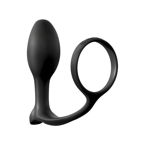 Plug para Principiantes Ass-Gasm Cockring - Negro