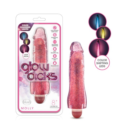 Vibrador Brillante Blush Glow Dicks Molly - Rosa