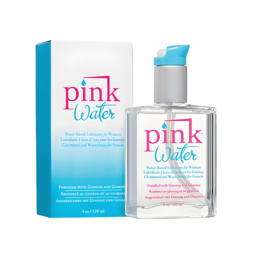 Lubricante a Base de Agua Pink - Botella de 4 oz con Bomba