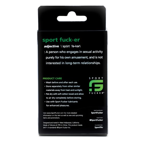 Sport Fucker Cock Plug - Black