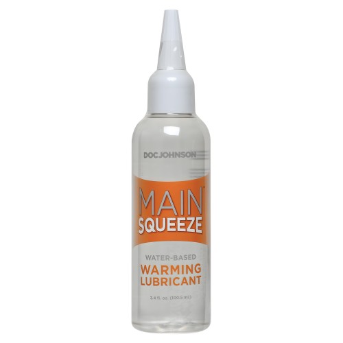 Lubricante A Base de Agua Templado Main Squeeze - 3.4 oz | Main Squeeze