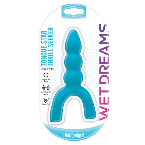 Wet Dreams Vibrador Estimulador de Lengua - Azul