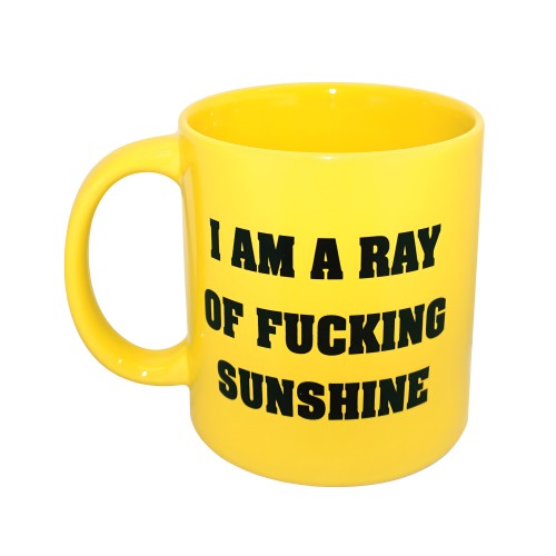 Attitude Mug I am a Ray of Fucking Sunshine - Yellow