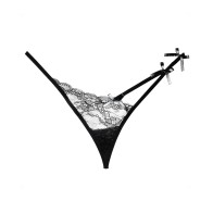 Adore Pixie Panty Negro O/S | Lencería Elegante