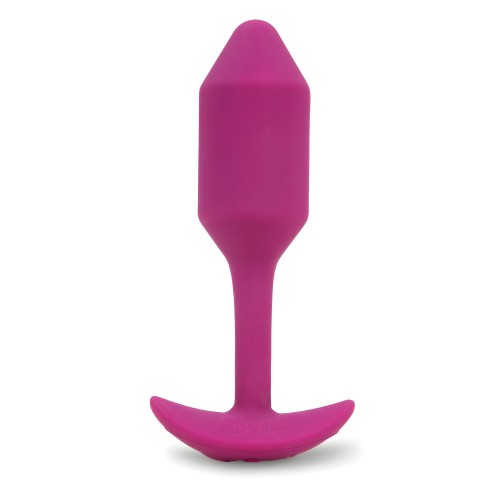 b-Vibe Plug Pesado Vibratorio M Rosa