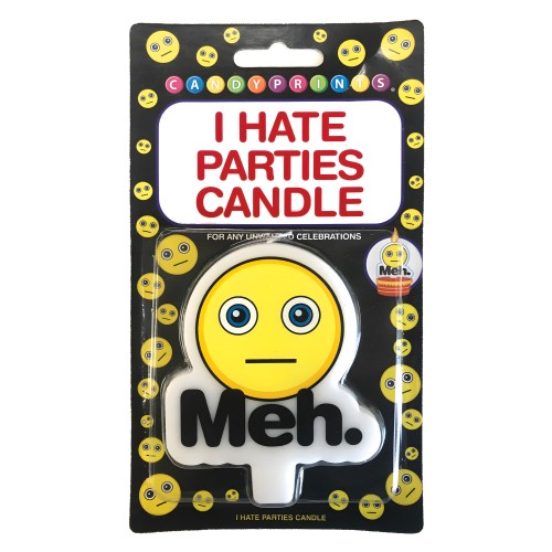 I Hate Parties Candle Meh