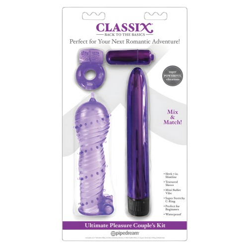 Classix Ultimate Pleasure Couples Kit - Púrpura