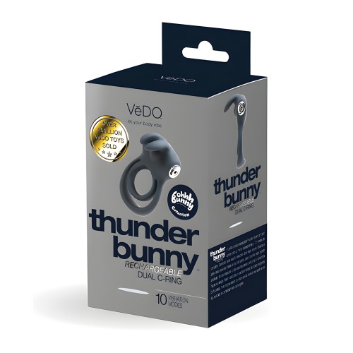 VeDO Thunder Bunny Rechargeable Ring - Black Pearl