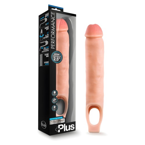 Blush Performance Plus 11.5" Silicone Cock Sheath Penis Extender - Flesh