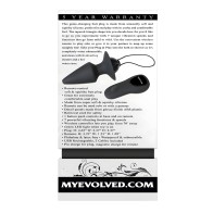 Plug Anal Remoto Evolved - Negro