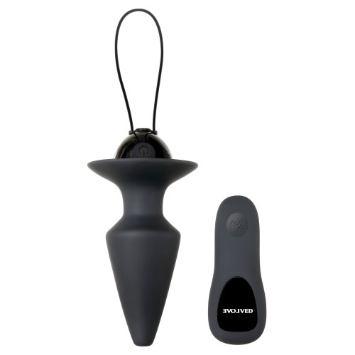 Plug Anal Remoto Evolved - Negro