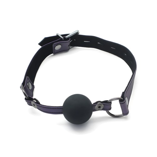 Spartacus Galaxy Legend Silicone Ball Gag - Purple