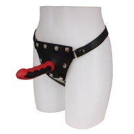 ElectraStim Dildo de Silicona Fusion Komodo - Rojo/Negro