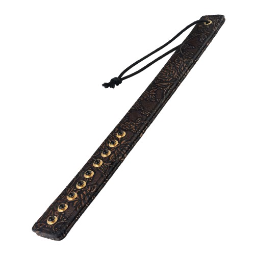 Spartacus Paddle w/Gems - Brown Floral Print