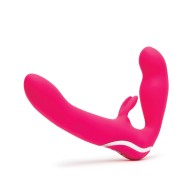Happy Rabbit Strapless Strap on Rabbit Vibe - Pink