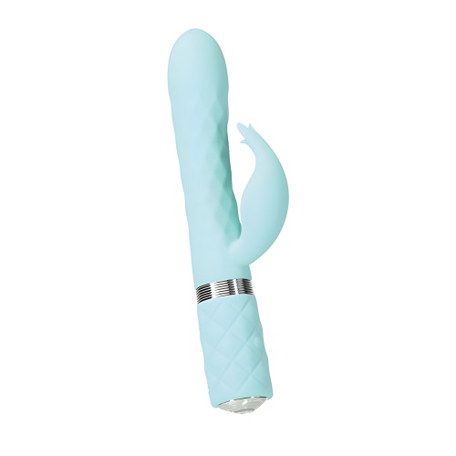 Pillow Talk Lively Dual Motor Vibrator - Teal
