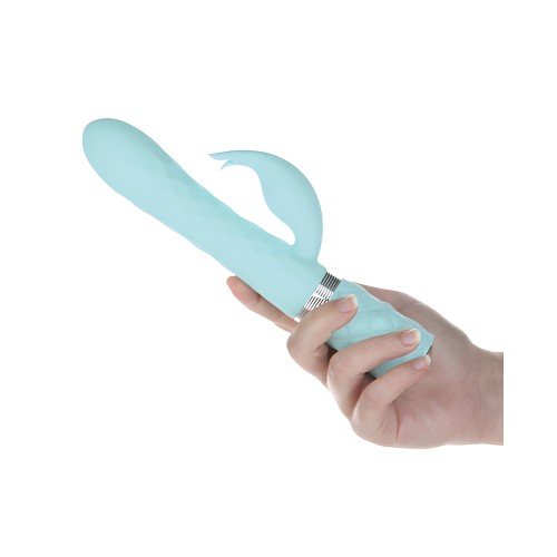 Pillow Talk Lively Dual Motor Vibrator - Teal