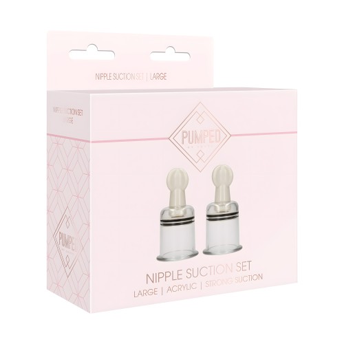 Shots Pumped Nipple Suction Set