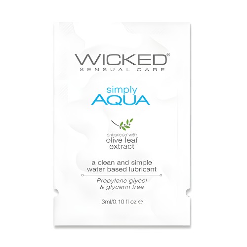 Lubricante a Base de Agua Wicked Sensual Care Simply Aqua