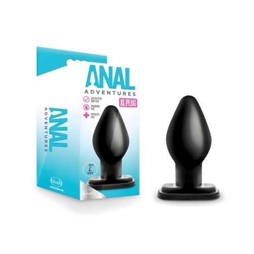Blush Anal Adventures Plug XL - Negro
