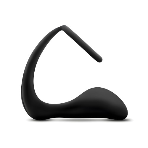 Blush Anal Adventures Plug con Anillo para el Pene - Negro