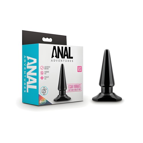 Blush Anal Adventures Easy Plug Black