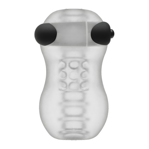 GoodHead Helping Head Pro Vibrating Stroker - Frost