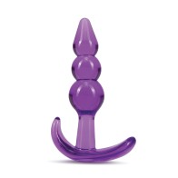 Blush B Yours Triple Bead Anal Plug - Morado