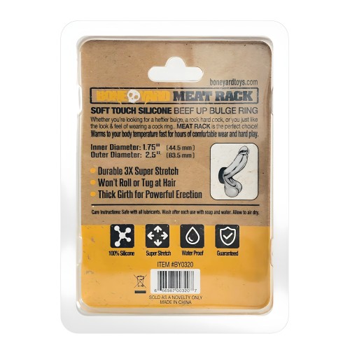 Anillo para el Pene Boneyard Meat Rack - Negro
