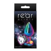 Rear Assets Multicolor Heart Medium - Clear