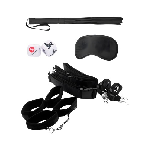 Shots Ouch Bondage Belt Restraint System - Black