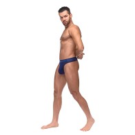 Diamond Mesh Bong Thong Azul S/M