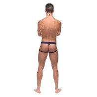 Jock Ring de Malla con Diamantes Azul L/XL